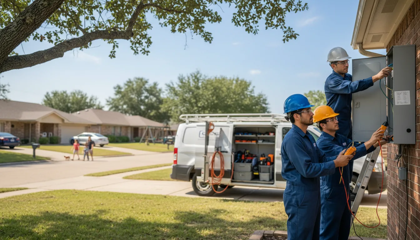 Certified electrician providing emergency electrical services in Johnson Creek, WI